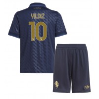 Camiseta Juventus Kenan Yildiz #10 Tercera Equipación Replica 2024-25 para niños mangas cortas (+ Pantalones cortos)